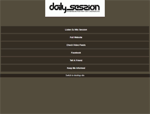 Tablet Screenshot of dailysession.com